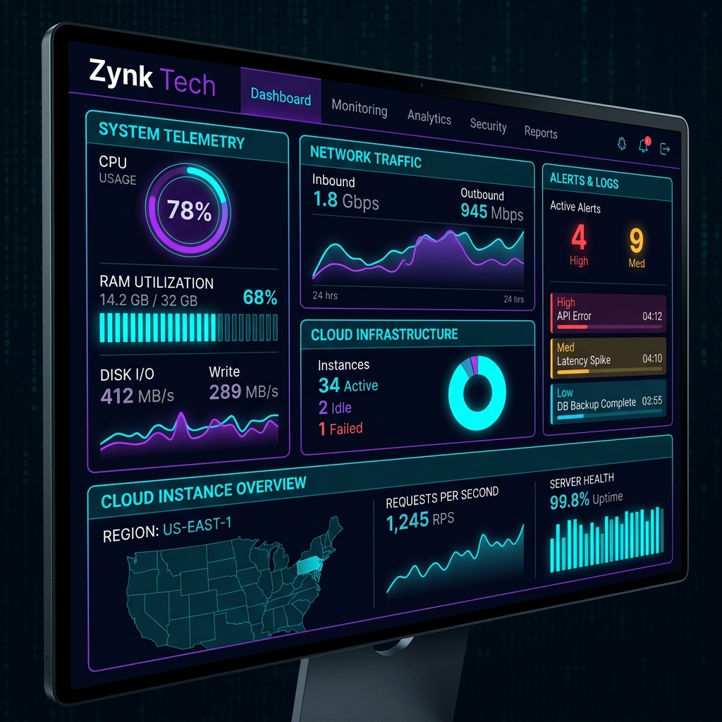 Zynk Tech Analytics Platform