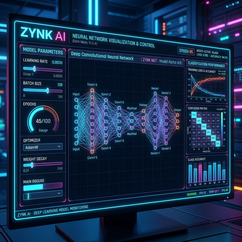 AI Neural Model UI